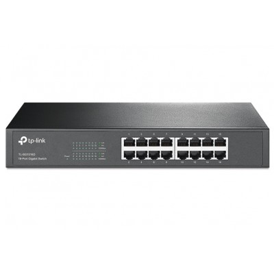 Switch TP-LINK TL-SG1016D 1000Mb 16 puertos Metal p/Rack